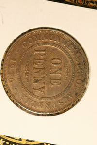 1936 - Australia Penny - VF / Cleaned