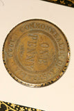 1922 - I - Australia Penny - Indian Obverse - VG / Problem Coin