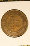 1935 - Australia Penny - aVF / Problem Coin