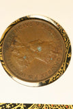 1934  - Australia Penny - aVF / Verdigris