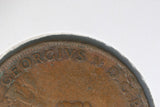 1924 L - Australia Penny - Diecrack 'IVS V' - G