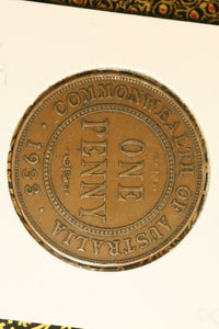 1933 - Australia Penny - aVF