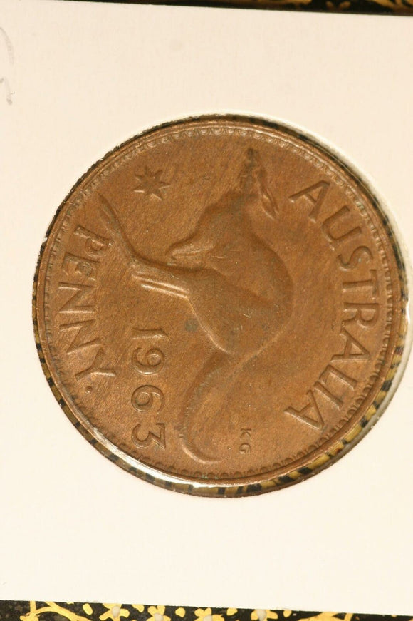 1963 - Australia Penny - EF