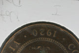 1920 I - Australia Penny - No Dot - Diecrack Most of Reverse Legend - VG / Prob.