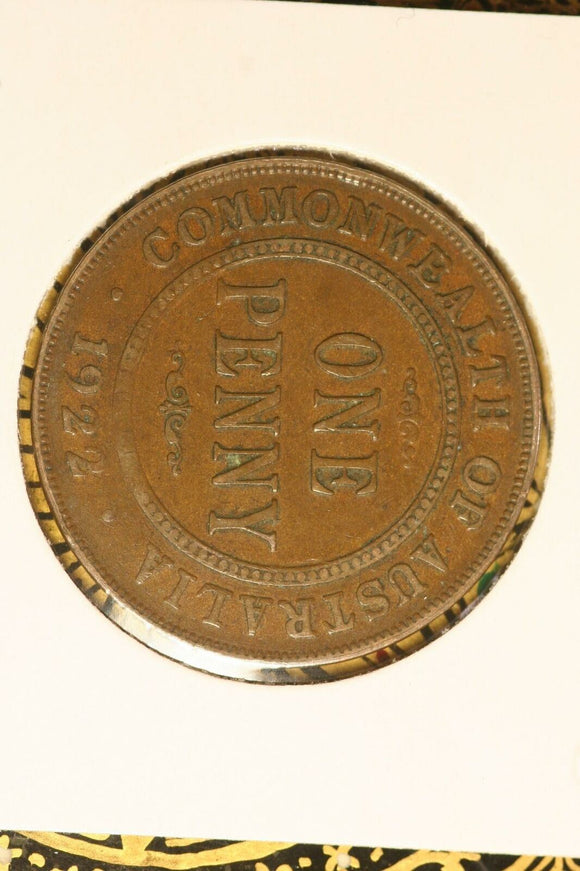 1922 - L - Australia Penny - gF