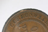 1934 - Australia Penny - 'COMMONWEALTH' lightly doubled - aVF