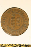 1922 - L - Australia Penny - F / Spot of Verdigris