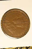 1922 - L - Australia Penny - F / Spot of Verdigris