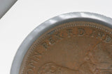 1924 - L - Australia Penny - Diecrack 'REX FD' - aF