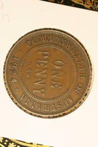 1924 - L - Australia Penny - F