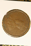 1922 - I - Australia Penny - Indian Obverse - VG