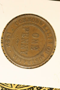 1922 - L - Australia Penny - F