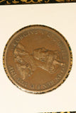 1924 L - Australia Penny - Diecrack ' ORGIVS V D.G.' - aVF / Grotty