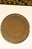 1936 - Australia Penny - aEF / Spot of Verdigris