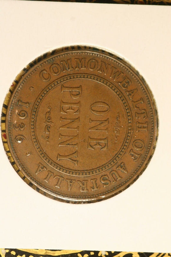 1936 - Australia Penny - gVF