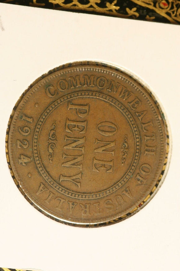 1924 - L - Australia Penny - gF