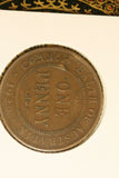 1920 - I - Australia Penny - No Dot - F / Dented