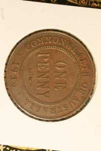 1936 - Australia Penny - VF / Cleaned