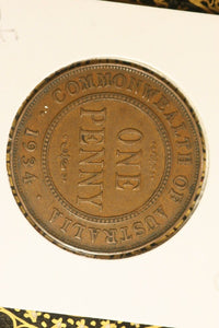 1934 - Australia Penny - gF