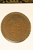 1920 - I - Australia Penny - No Dot - VG / Spot of Verdigris