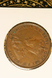 1927 - L - Australia Penny - VF / Verdigris