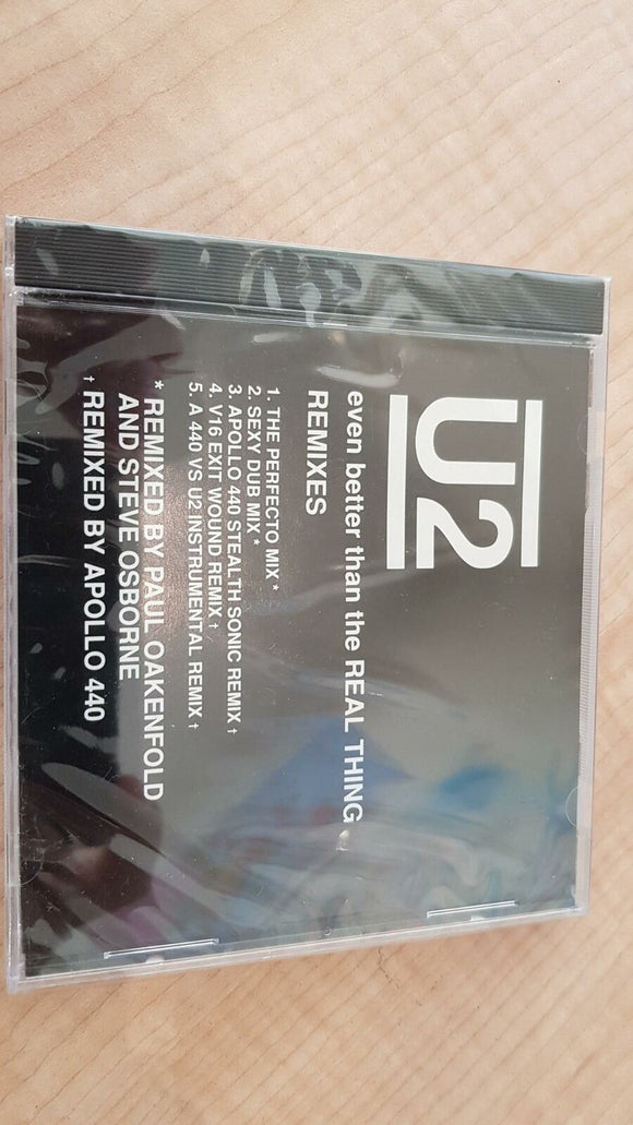 U2 Even Better Than the Real Thing Remixes - Oakenfold and Osborne - US Release