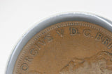 1924 L - Australia Penny - Diecrack 'IVS V D.G. ' - aF