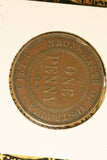 1916 - Australia Penny - 'CO' Almost missing - gVG