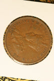 1924 - L - Australia Penny - VF / Verdigris