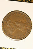 1934 - Australia Penny - Diecrack through Date (R5) - F