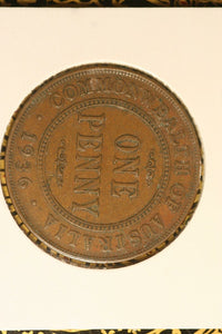 1936 - Australia Penny - aEF / Grotty