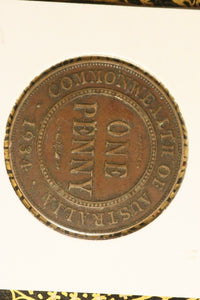 1934 - Australia Penny - VF / Grotty