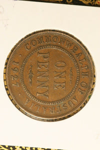 1927 - L - Australia Penny - gF