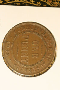 1936 - Australia Penny - Diecracks thru 'ORGIVS' & 'G. BRI' - aEF