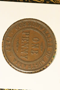 1927 - L - Australia Penny - VG+