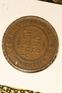 1927 - L - Australia Penny - gF