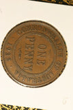 1932 - Australia Penny - Spots of Verdigris - gF