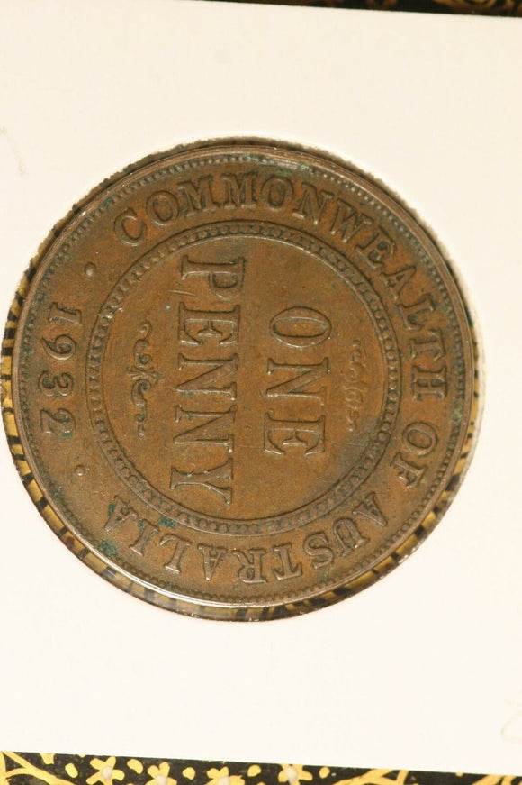 1932 - Australia Penny - F / Grotty