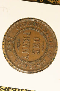 1927 - L - Australia Penny - F