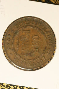 1932 - Australia Penny - aVF / Problem Coin