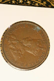 1932 - Australia Penny - VF / Verdigris