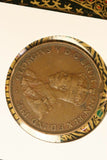 1920 - I - Australia Penny - No Dot - Rim Bump - F