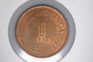 1976 - Singapore - 1 Cent Coin - EF