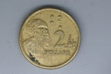 2007 - Australia - 2 Dollar Coin - Elder - Large Cud on Obverse - aVF