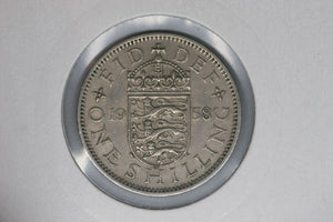 1958 - UK - English Shilling - VF