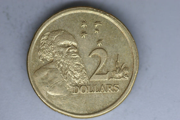 1999 - Australia - 2 Dollar Coin - Elder - Broadstrike / Double Rim - gVF