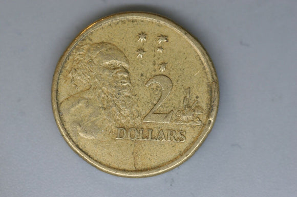 2008 - Australia - 2 Dollar Coin - Elder - Rim Cud - VF