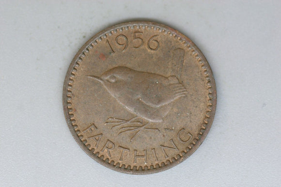 1956 - UK - Farthing - gVF