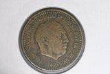 1947 - Spain - 1 Peseta - Blank Second Star - F