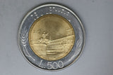 1984 - R - Italy - 500 Lira Coin - aUNC